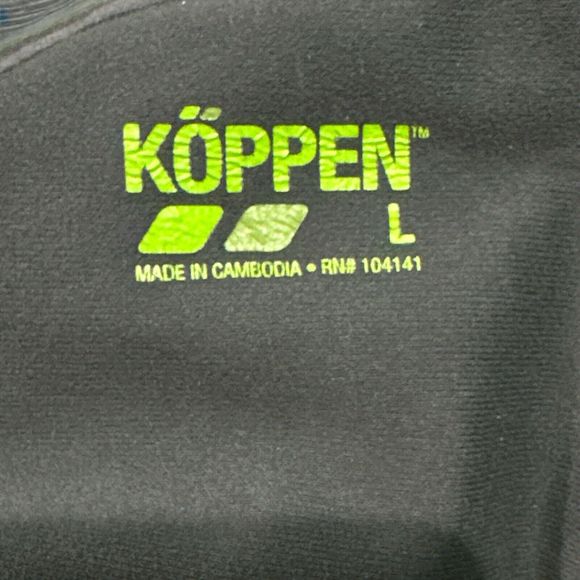 KOPPEN 1/4 Zip‎ Green LS Pullover Women’s Large EUC - Picture 3 of 4